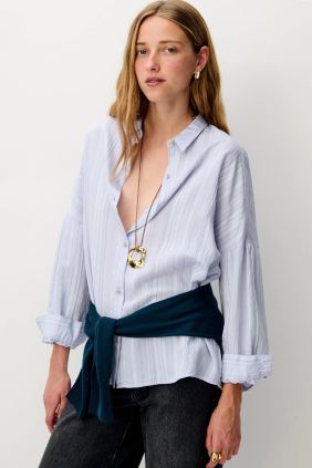 Camisa Botan Celeste