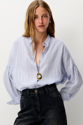 Camisa Botan Celeste