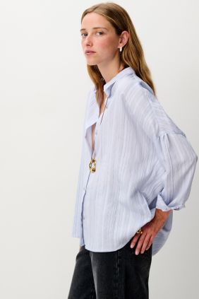 Camisa Botan Celeste