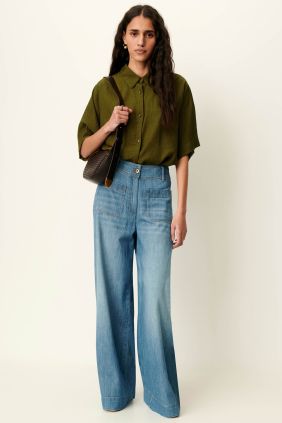 Camisa Kalya Agave Green