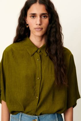 Camisa Kalya Agave Green