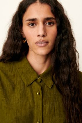 Camisa Kalya Agave Green