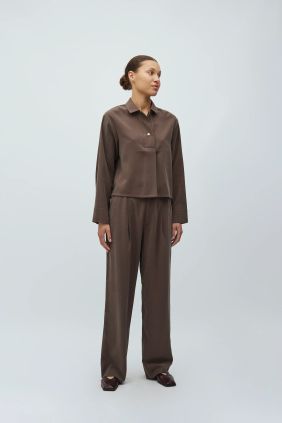 Camisa Elio  Chocolate Brown