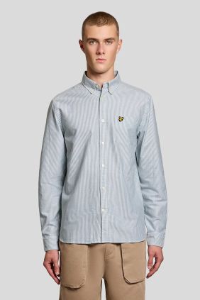 Camisa Oxford de Rayas Everglade/ White