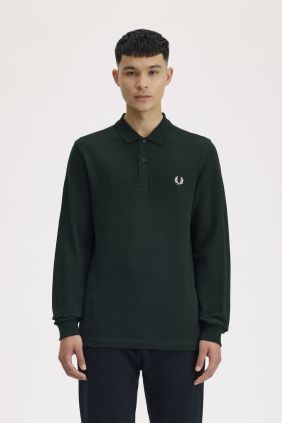 Polo M6006 Nightgreen / Blanco Nieve