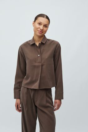 Camisa Elio  Chocolate Brown
