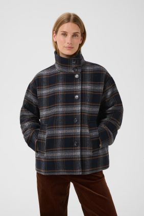 Chaquetón Celly Dark Navy check/Blue