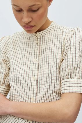 Camisa Felia Kiwa check