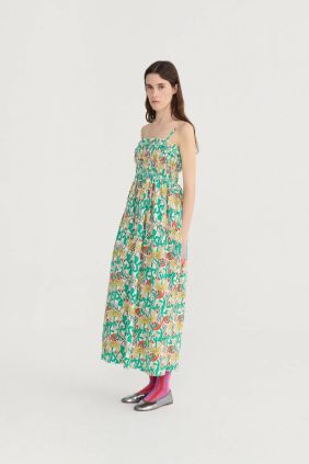 Vestido Bustier fruncido