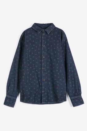 Swamp Whirl all over light denimshirt