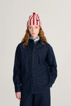 Swamp Whirl all over light denimshirt