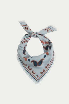 Bandana Poodles azul