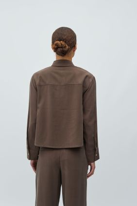 Camisa Elio  Chocolate Brown