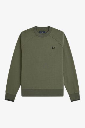 Sudadera M3495 cuello redondo verde