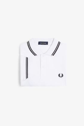Polo M3600 Blanco/Negro /Negro
