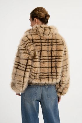 Cazadora piel sintética Pure Cashmere Grey Dessin