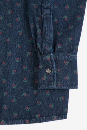 Swamp Whirl all over light denimshirt