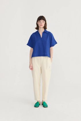 Camisa recta de algodón Fantasy