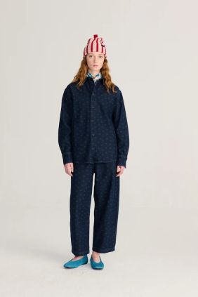 Swamp Whirl all over light denimshirt