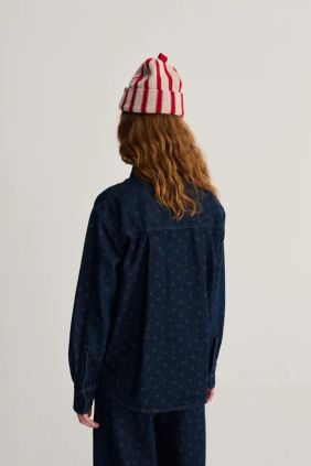 Swamp Whirl all over light denimshirt