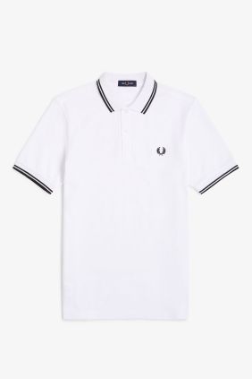 Polo M3600 Blanco/Negro /Negro