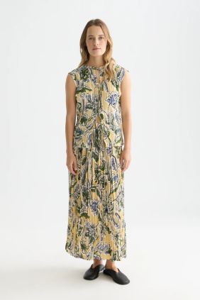 Falda Plisada Estampada